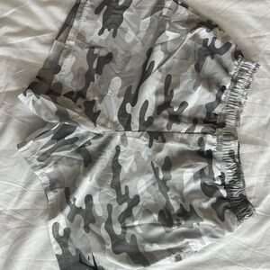 Gymshark Gray Camouflage Shorts XS